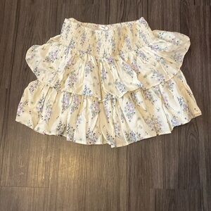 Aerie ruffle skirt